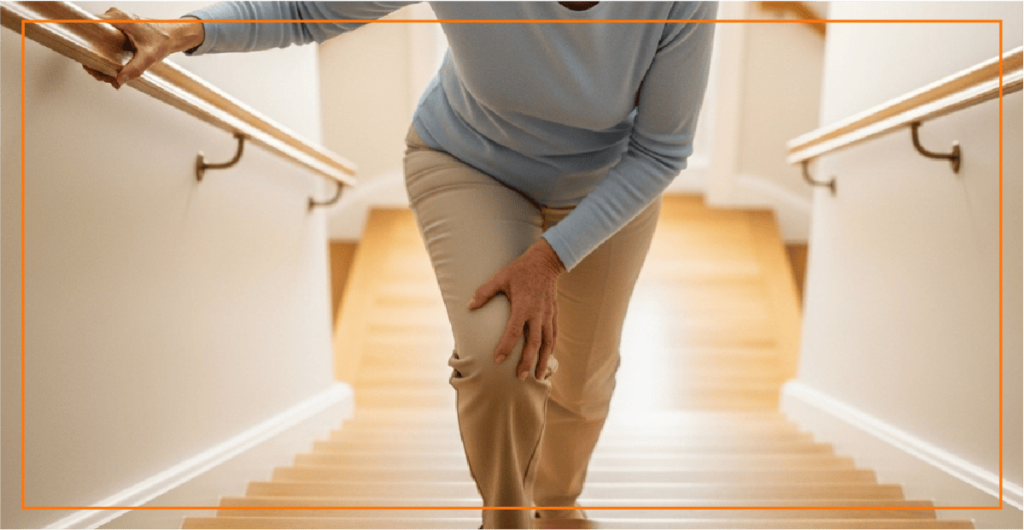 dor-joelho-subir-escadas