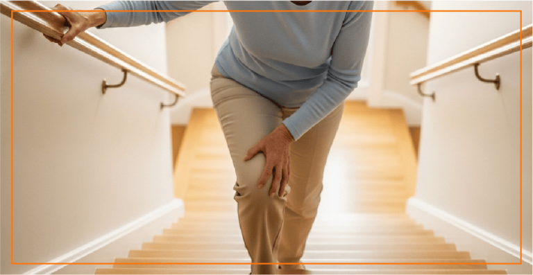 dor-joelho-subir-escadas
